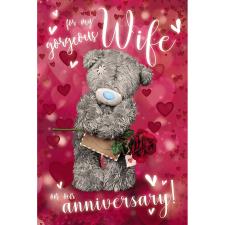 3D Holographic Wife Me to You Bear Anniversary Card Image Preview